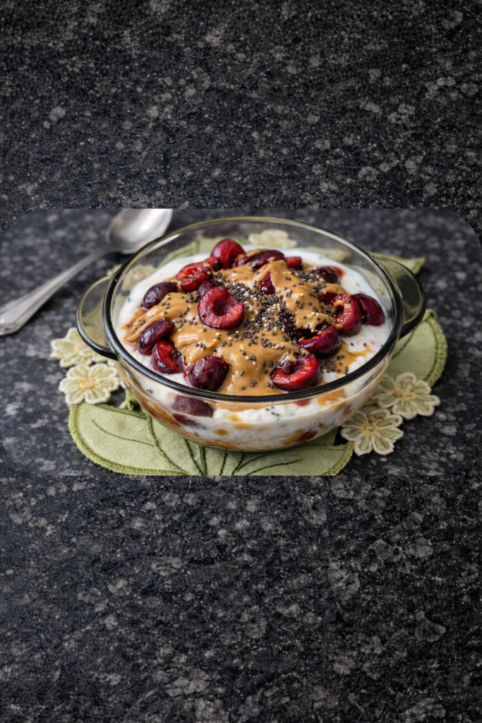 Yogurt with Cherries and Chia