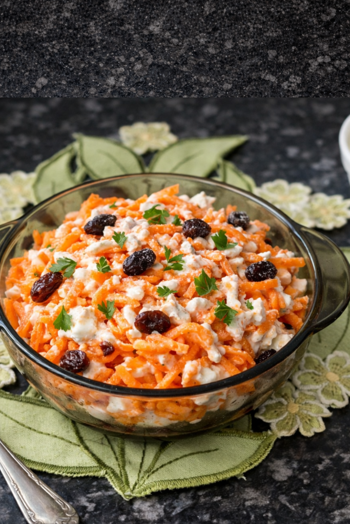 Carrot Salad with yougurt