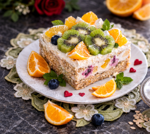 Healthy Oat Fruit Cake